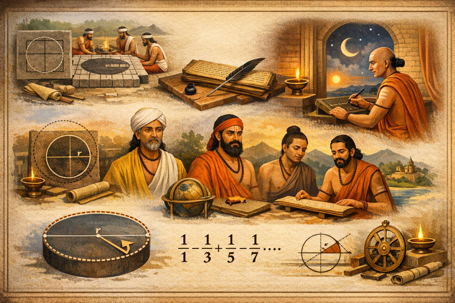 π (पाई) का मान: भारतीय गणितज्ञों की गहन वैज्ञानिक परंपरा